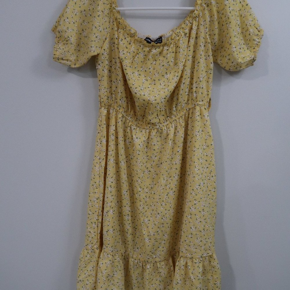 Yellow Floral Sundress
